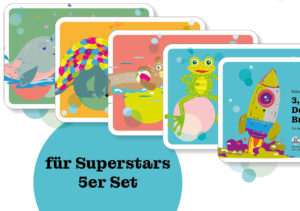 5er Kartenset Superstars 5er Set "Superstars"
