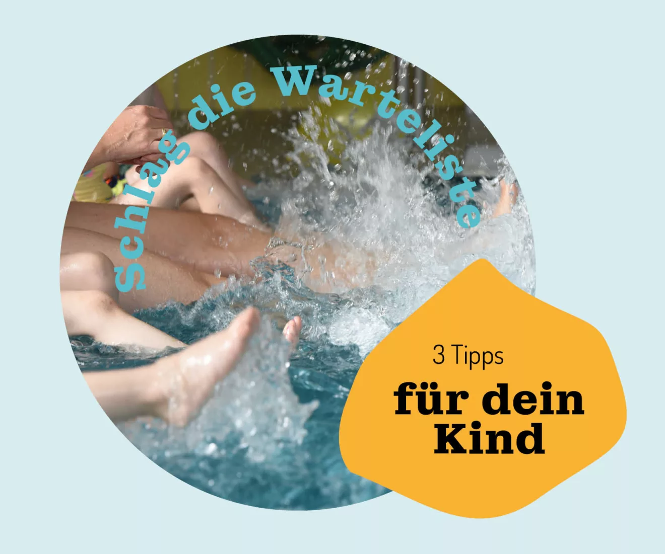 Schlag die Warteliste! 3 Tipps um dein Kind schwimmbereit zu machen