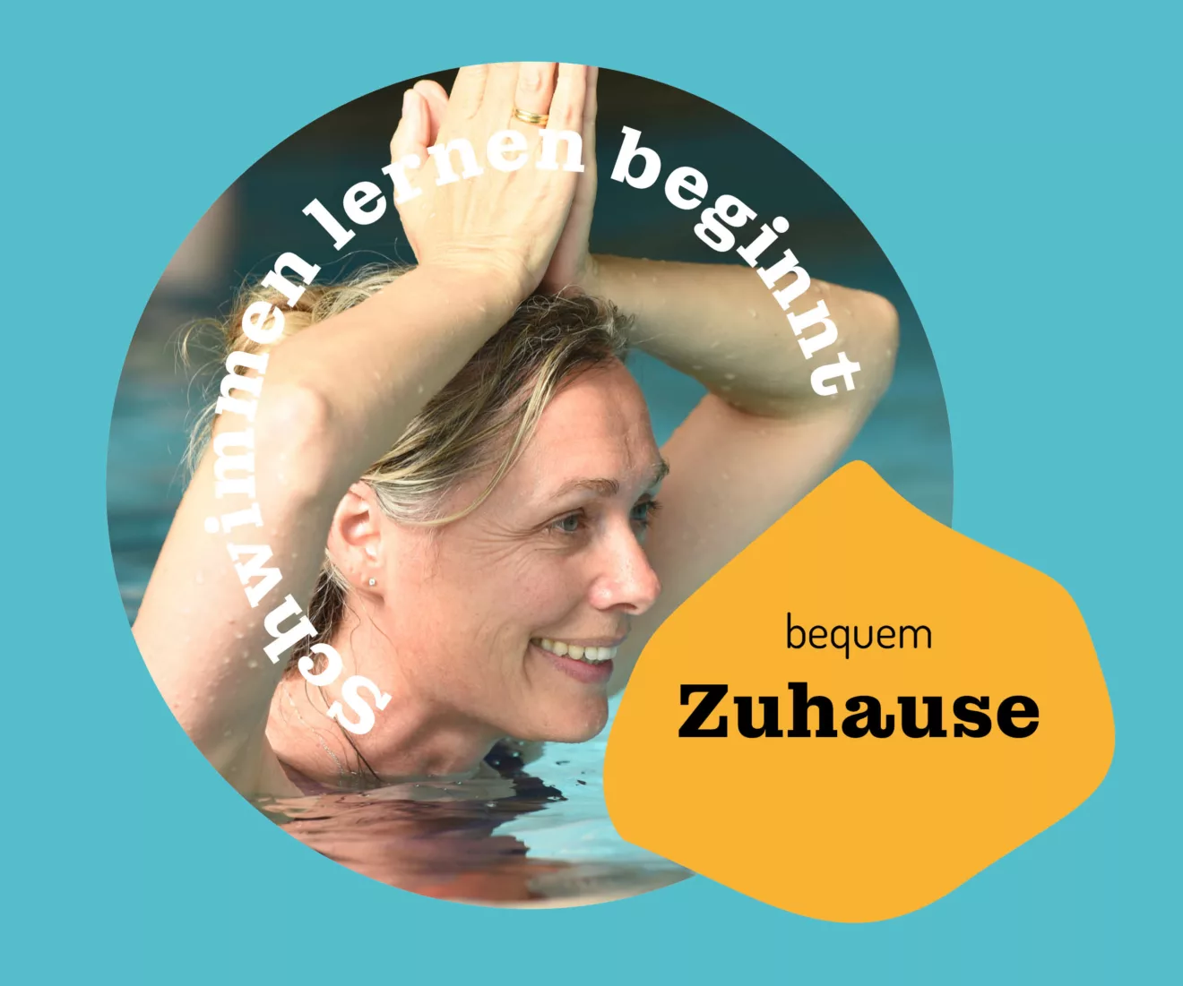 Schwimmen lernen beginnt bequem Zuhause!