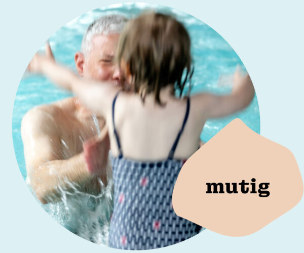 Abbildung mit dem Text mutig