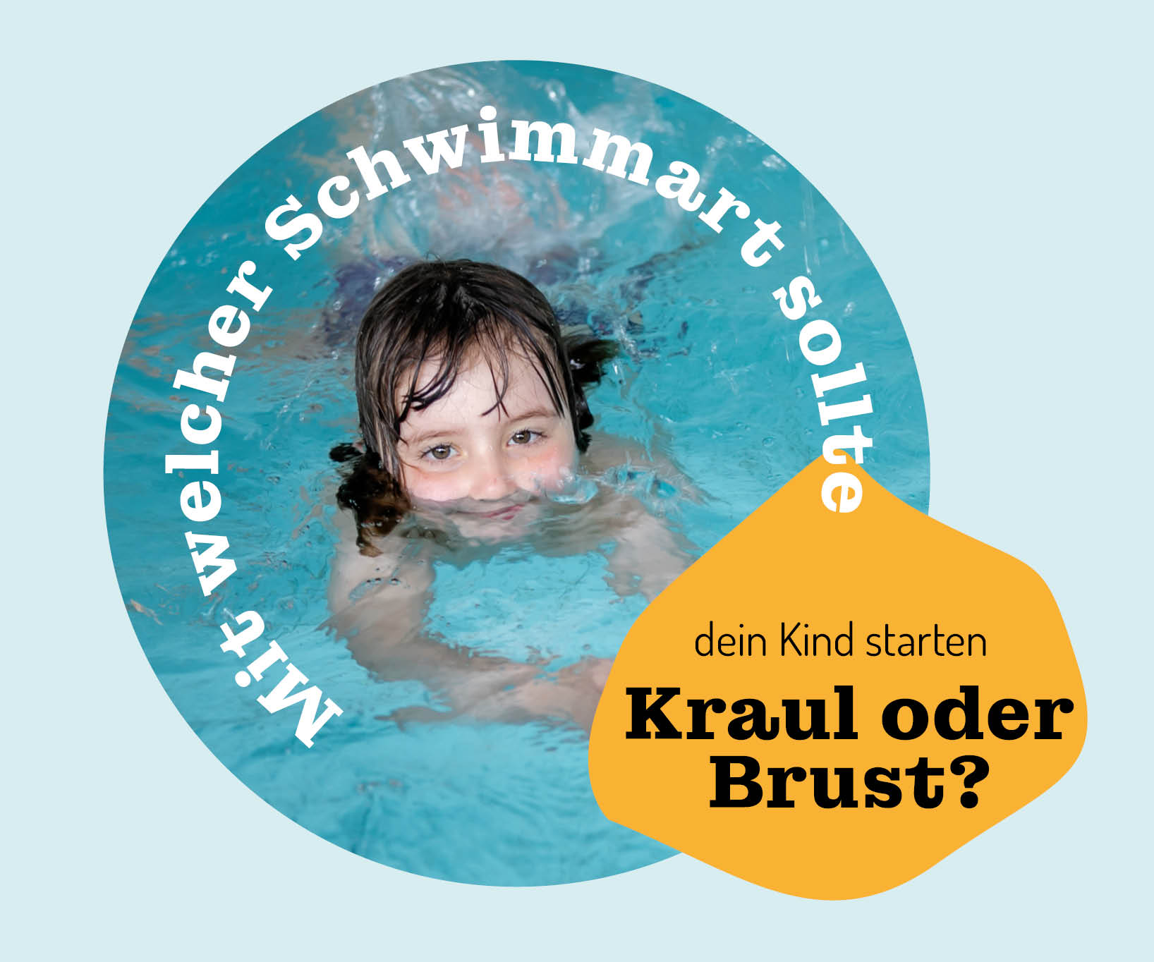 Brustschwimmen für Kinder einfach erklärt