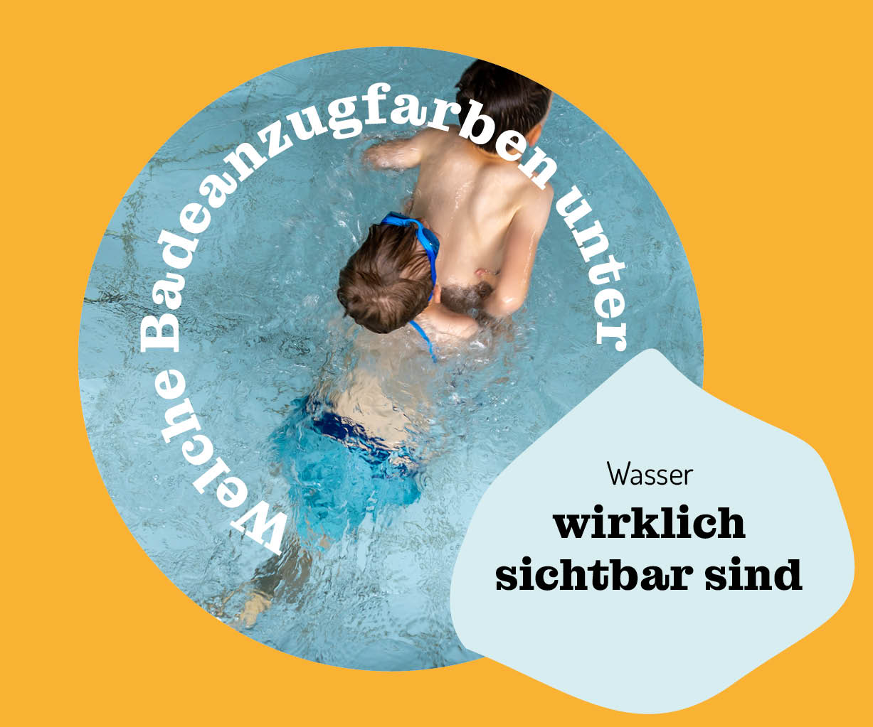 Kindersicherheit im Wasser: Welche Badeanzugfarben im Urlaub sichtbar sind
