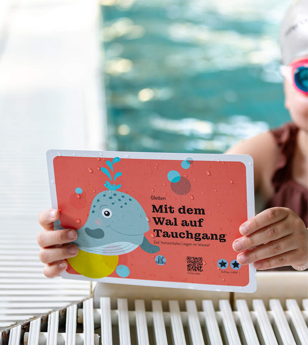 Wal vom Kartenset Seepferdchen