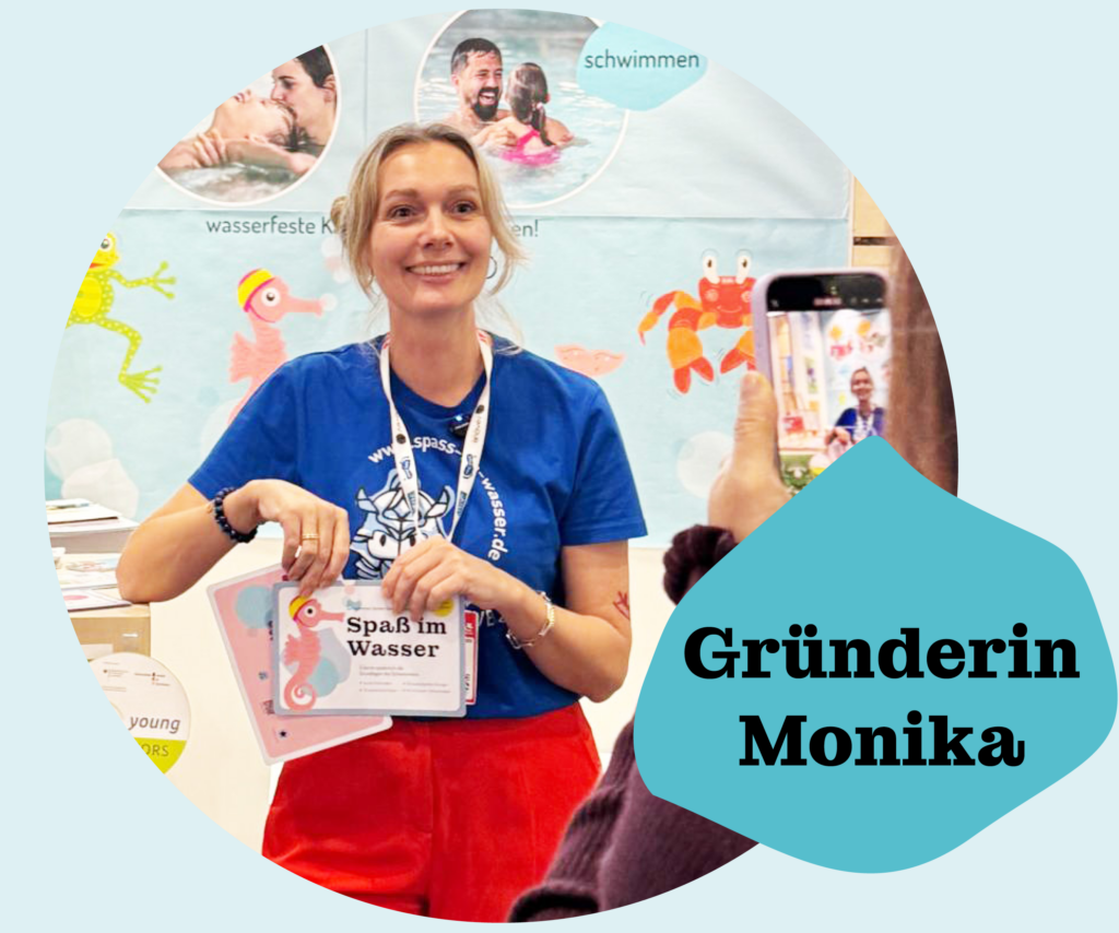 Aufnahme der Gründerin Monika Hörteis von spass-im-wasser