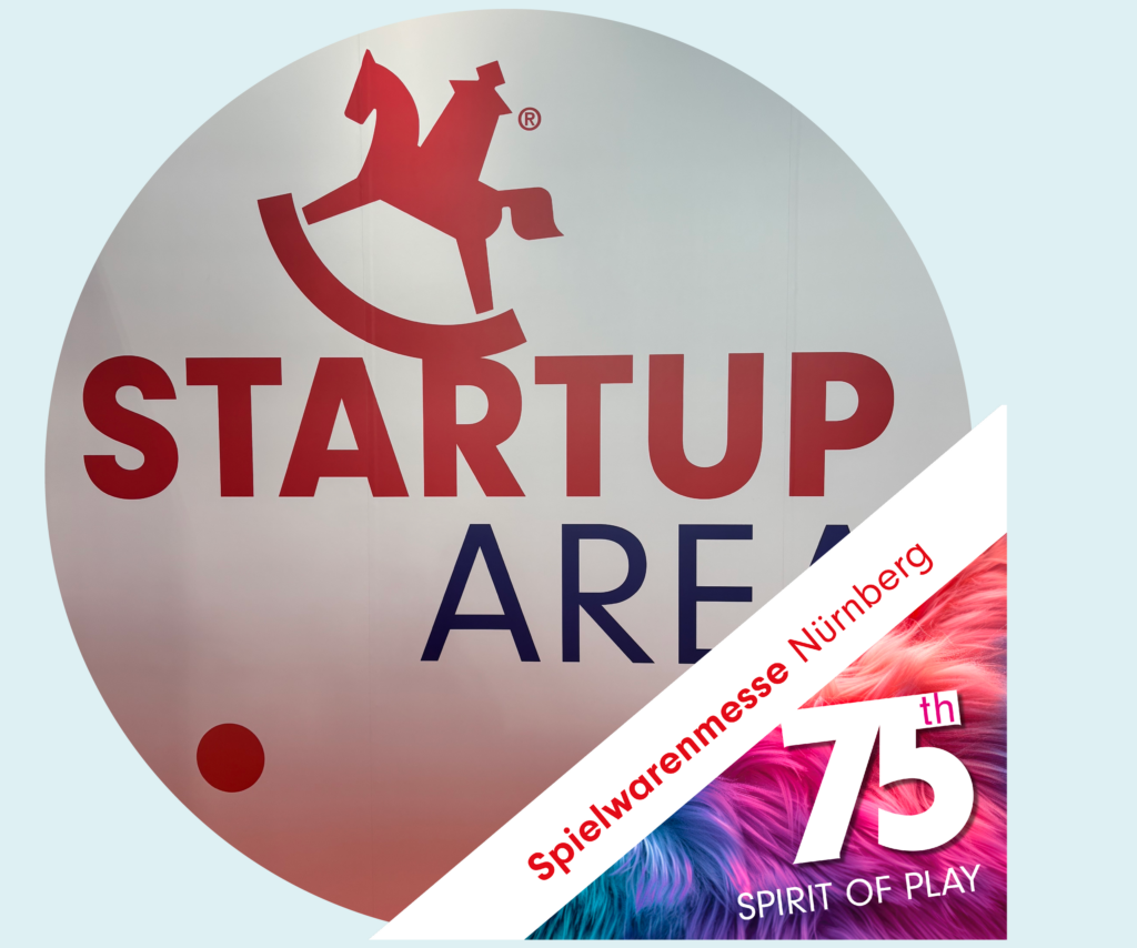 logo start up area bei der Spielwarenmesse in Nürnberg